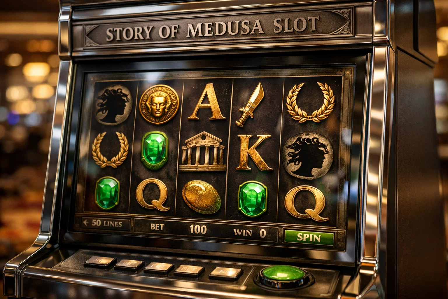 Playing Story of Medusa logo and title screen